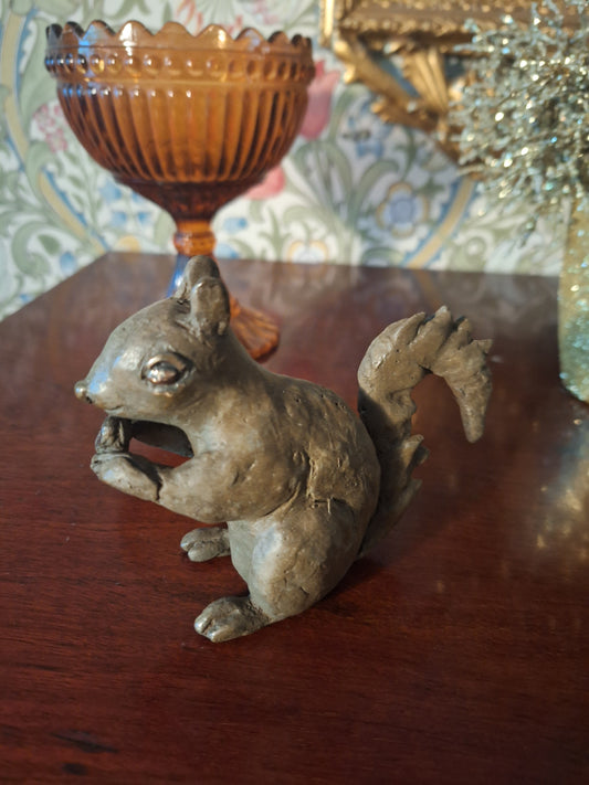 Squirrel in bronze