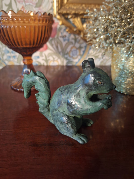 Squirrel in bronze